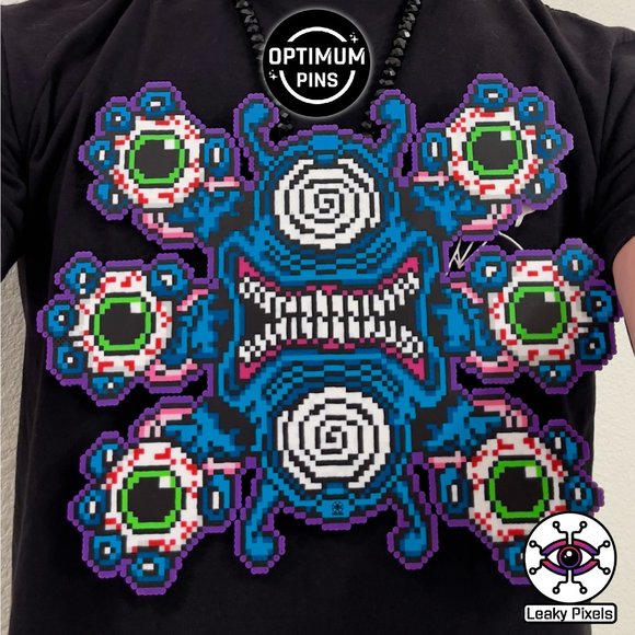 Mega Cyclops Perler Necklace - Picture 5 of 6